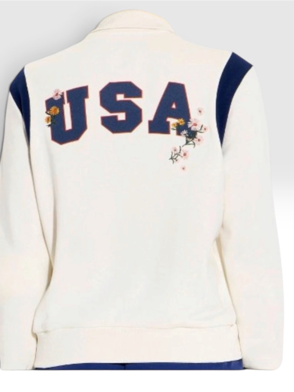 Women’s USA Fleece Athletic Zip Up Sweatshirt. Sz 1X - Picture 2 of 3